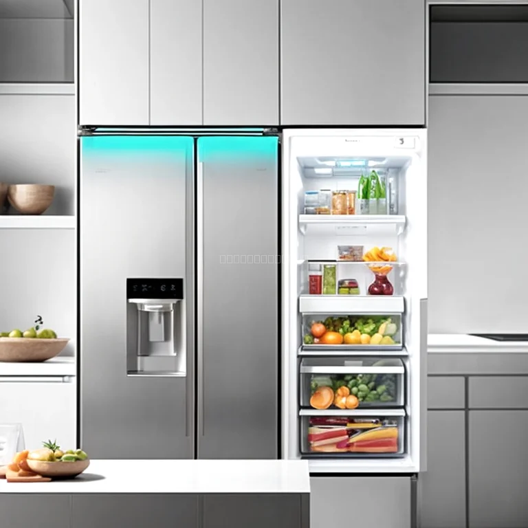 AI Kühlschrank in moderner Küche